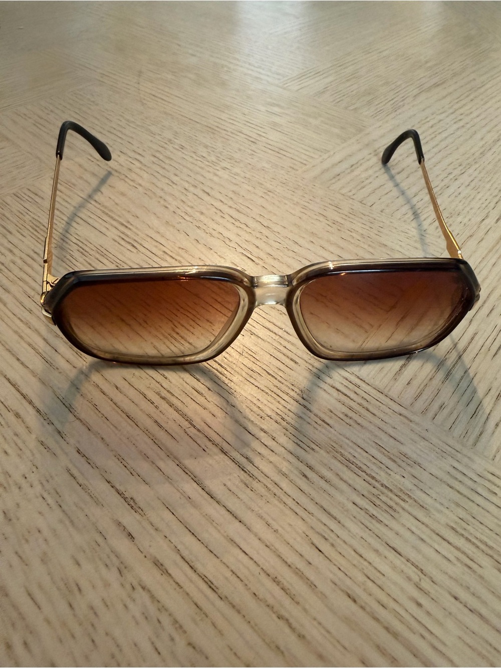 Vintage CAZAL Brown Gradient Sunglasses